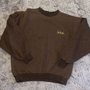 Boss Dark Brown Crewneck Sweater